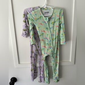 Bundle Baby Girl Bamboo Sleepers